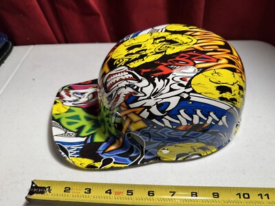 DOT Baseball Skateboard Motorcycle Helmet Chopper Cruiser Scooter Helmet CP G