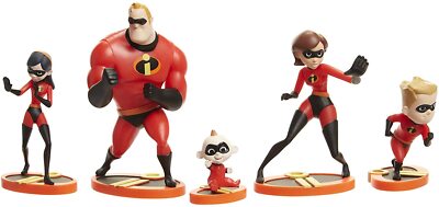 The Incredibles 2, 5 Piece Family Figure Set | eBay