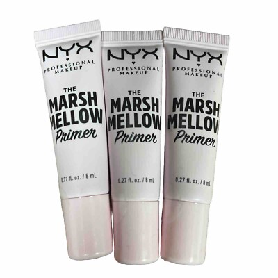 NYX The Marsh Mellow Primer Set Of 3 Professional Makeup 0.27 Fl Oz New