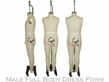 Pro Male Linen Full Body Tailoring Dress Form Mannequin Size 38