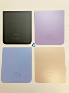 Original Samsung Galaxy Z FLIP 4 F721 Hinten Untere Rückseite Glas Akkuabdeckung