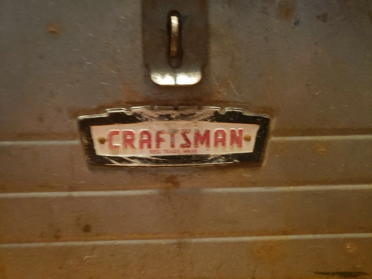 Vintage Sears Craftsman Tool Box Crown Logo Made In USA