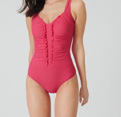 Badeanzug rosa 38 Damen magenta D-Cup UVP:59,99  3.8969