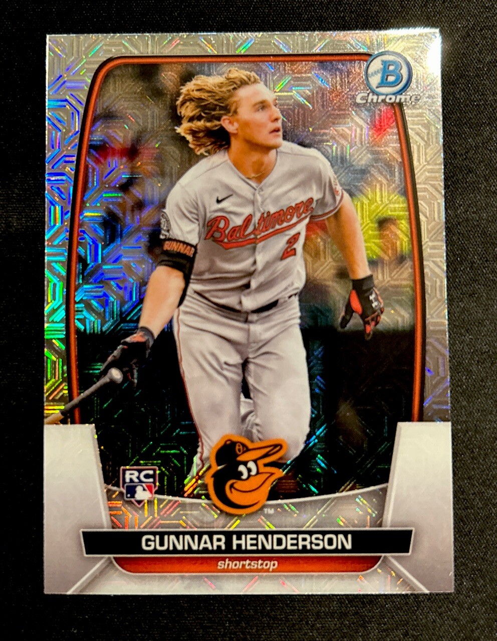 Gunnar Henderson 2023 Bowman Chrome Mega Box Mojo Refractor SP Rookie RC #65 🔥