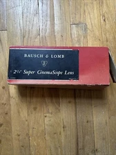 16mm Bausch & Lomb 2 1/2" Super Cinemascope Projection Lens
