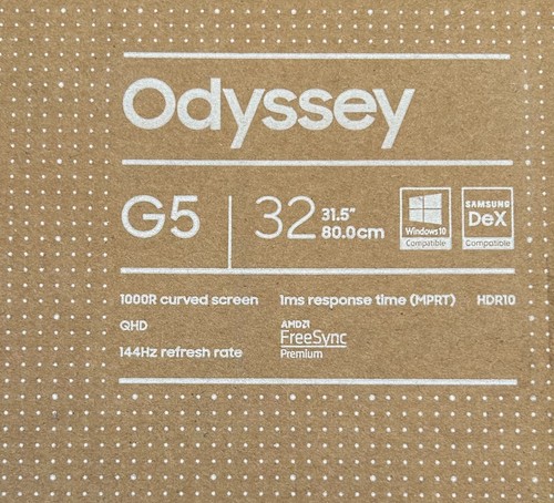 Samsung Odyssey G5 Gaming Curved Monitor C32G53TQWR 32" - Black ** Ex Display** - Picture 3 of 6