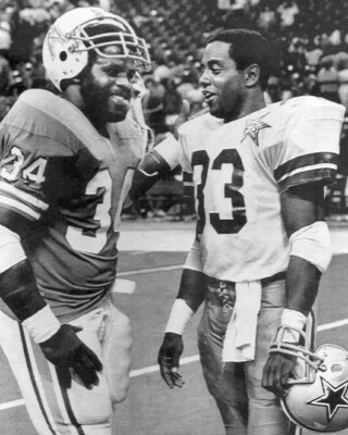 #ad Houston Oilers Earl Campbell And Cowboys Tony Dorsett 8x10 PHOTO PRINT $6.99