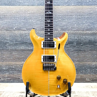 PRS Santana Retro Flamed Maple Top Santana Yellow El. Guitar w/Case #0380045