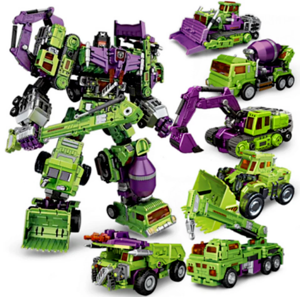 NBK Devastator 变形男孩玩具超大可动人偶现货全新 — 第 2/4 张图片