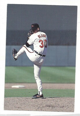 Cragg Olson Baltimore Orioles Picture Post Card