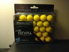 Genuine NERF Guns Rival Blasters 25 Round Ammos Refill Pack Bullets