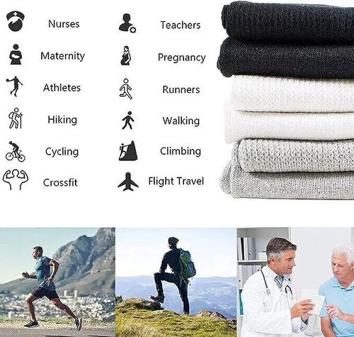 Wholesale Bulk Mens Diabetic Crew Socks Health Circulatory Size 9-11,10-13,13-15 - Picture 4 of 15
