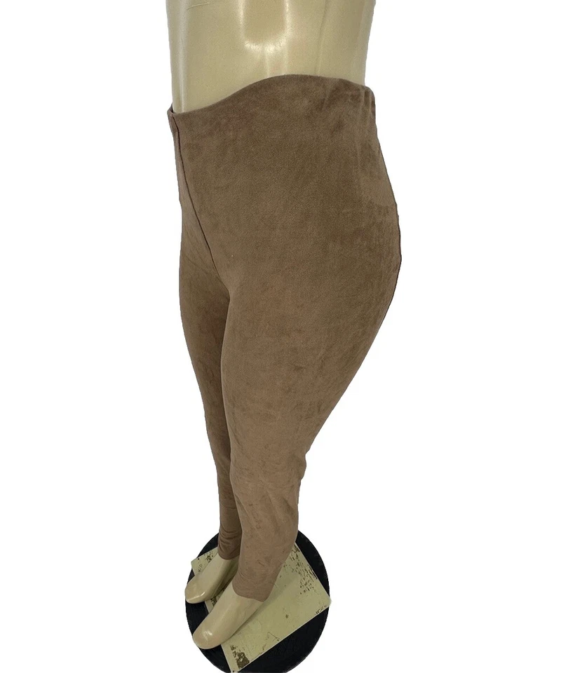 Леггинсы LYSSE маленькие женские без застежек высокая талия искусственная замша 27 дюймов внутренний шов 22-3 - Изображение 3 из 4