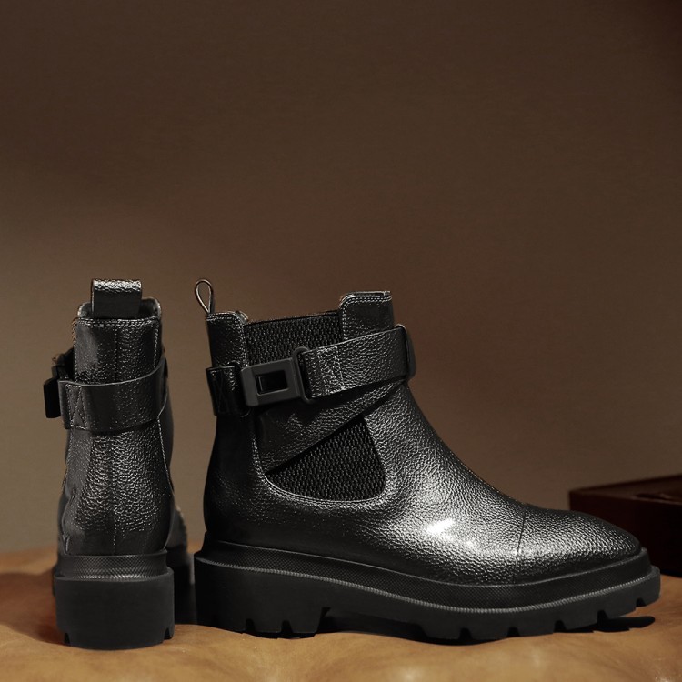 Women GOthic Buckle Strap Retro Pull On Ankle Boots Boots Boots Punk Leather Winter shoes 0d0782 Women GOthic Buckle Strap Retro Pull On Ankle Boots Boots Boots Punk Leather Winter shoes 0d0782