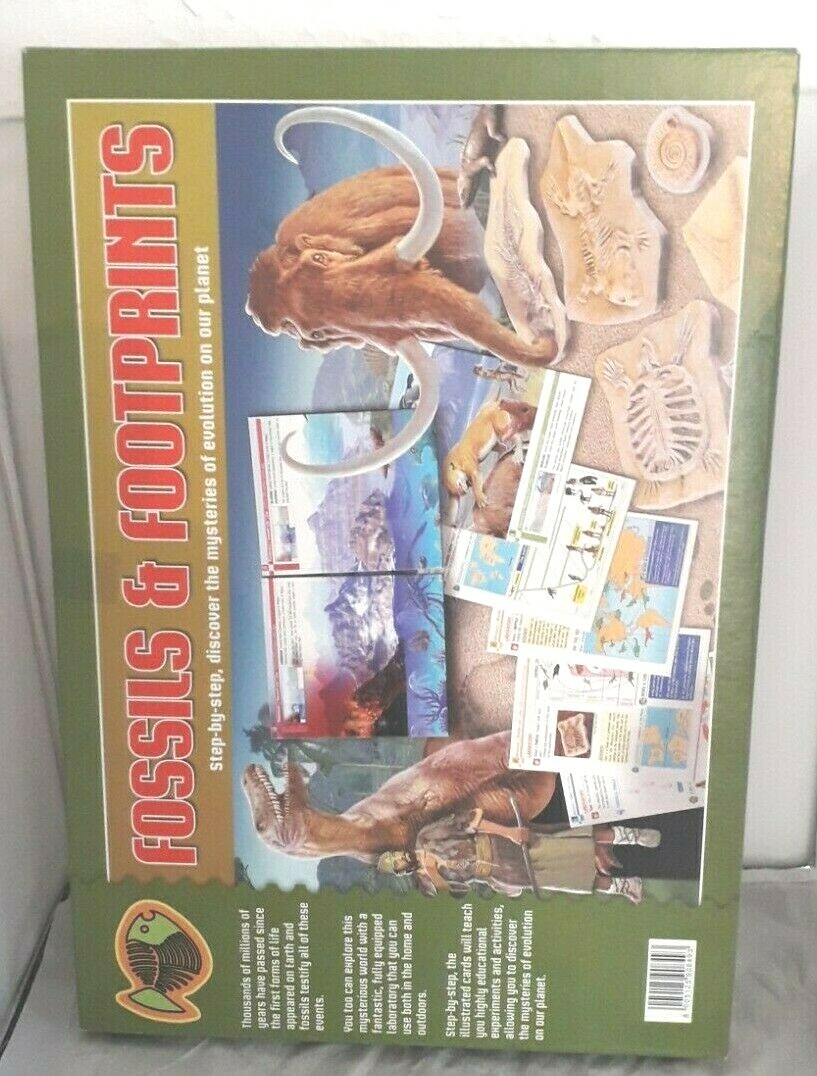 CLEMENTONI SCIENCE AND PLAY FOSSILS AND FOOTPRINTS
