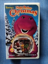 Barney's Night Before Christmas (VHS Video, 1999) Tape 16 Songs!