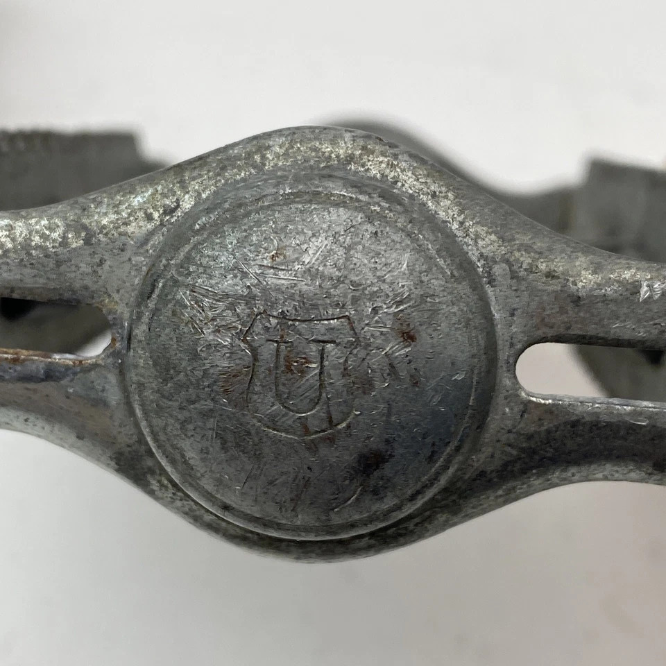 Pedales Union U40 de colección 9/16 pulgadas Rat Trap Old School BMX Klunker Eroica 3 piezas A11 Foto 2 de 4