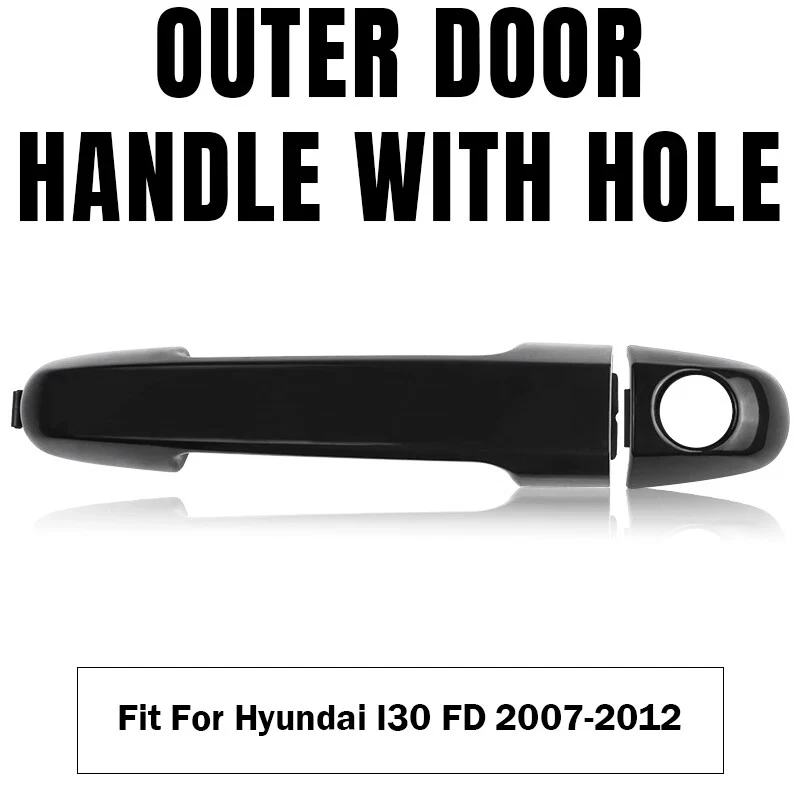 Manija de puerta negra exterior de coche 82651-2H000 para Hyundai I30 FD 2007-2012 Foto 3 de 4