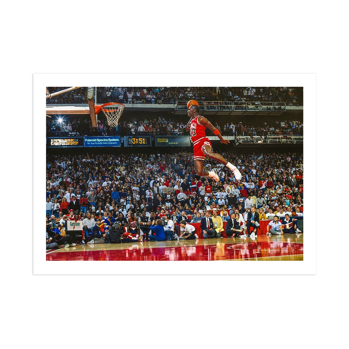 Michael Jordan '1988 Slam Dunk Contest' Photo Poster | eBay