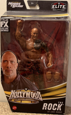 WWE Hollywood Elite Collection: THE ROCK as LUKE HOBBS 6.5'' Action Fig