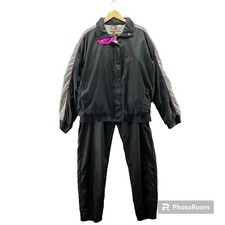 Vintage Jimmy Connors Slazenger Windbreaker Jogging Suit Jacket Pants 90  s Sz L