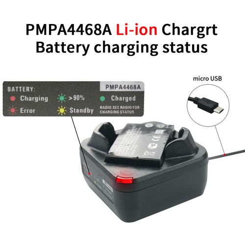 NEW PMPA4468A Li-ion Charger for PMNN4468 Battery Motorola SL300 SL1M SL2K Radio - Zdjęcie 7 z 10