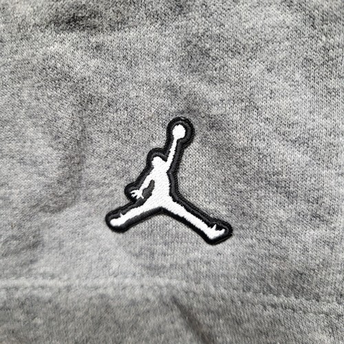 Air Jordan Boy Activewear Shorts XL Gray Jumpman Logo Embroidery Sweatshorts - Picture 9 of 11