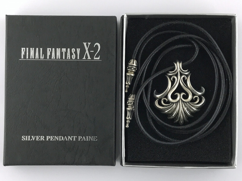 FINAL FANTASY X-2 SILVER PAINE ペンダント Final Fantasy X-2 Paine Silver 925 Pendant Necklace Square