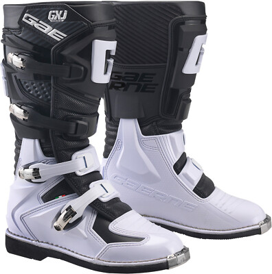Gaerne GX-J Youth Offroad MX Motocross Boots - Black / White