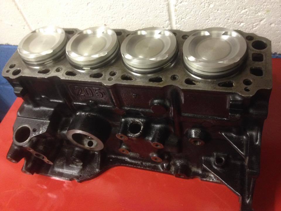 Ford Sierra 205 Engine Machining Genuine Mahle Cosworth Pistons w/Valve