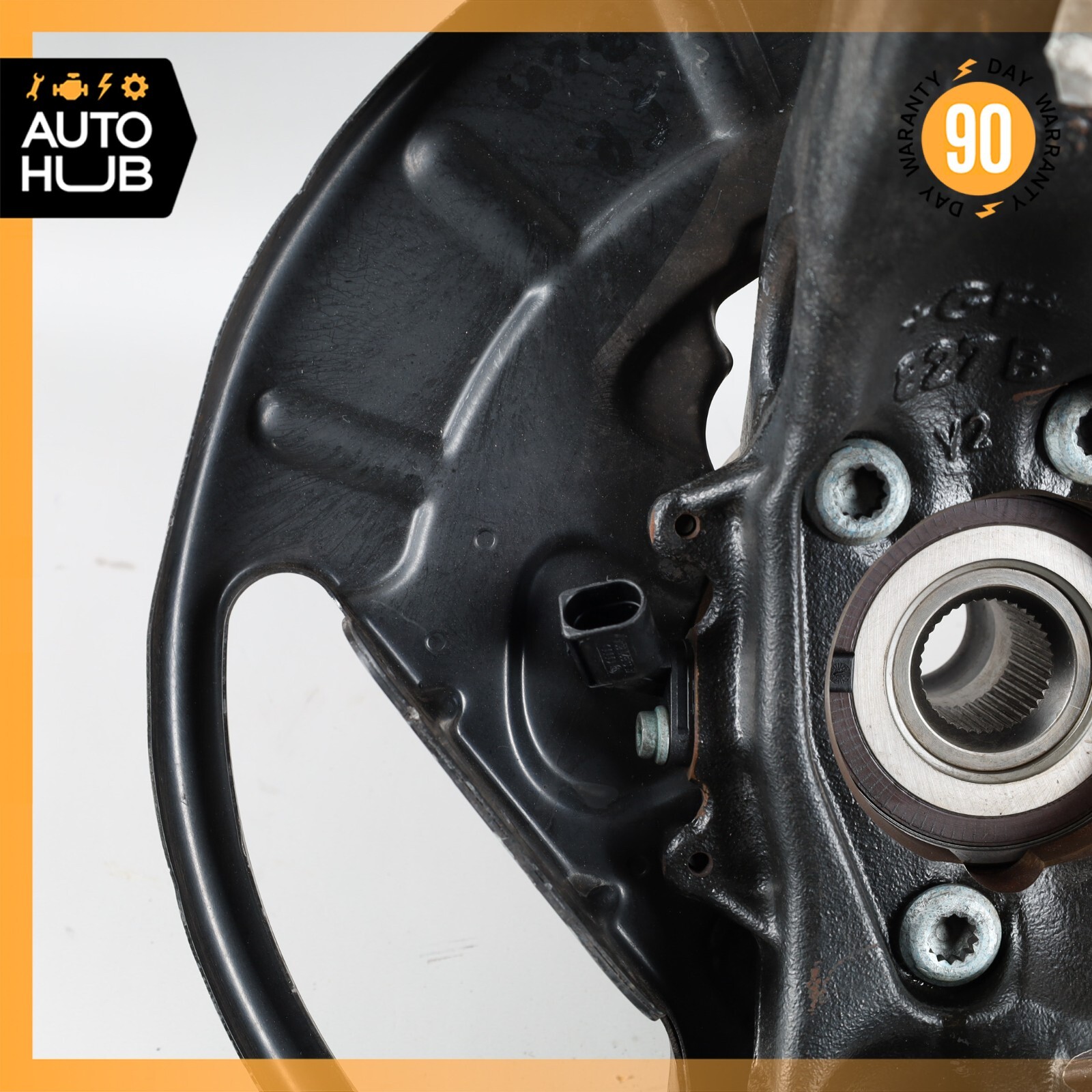 03-07 Bentley Continental GT Coupe Front Right Side Spindle Knuckle Hub OEM