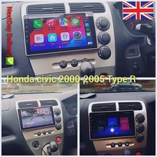 Android 13 Car Stereo Radio GPS NAV Carplay For Honda Civic Type R EP3 2001-2005