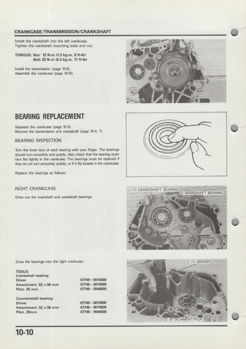 PDF DOWNLOAD Honda CD250U Twin (88-93) Factory Shop Repair Manual CD 250 U - Picture 18 of 24