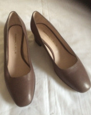 Escarpins Cuir Daim Brenda Zaro F1684 Noires Et Taupe Petites Pointures Petits Souliers 32 33 34 35 1 Copie