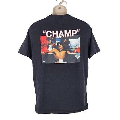 Camiseta Shoe Palace X Muhammad Ali Para Hombre Grande Bordada Campeón Boxeo  Gráfico