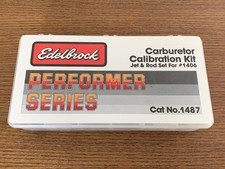 Vintage Oem Edelbrock Performer Series Carburetor Calibration Kit 1487 For1406