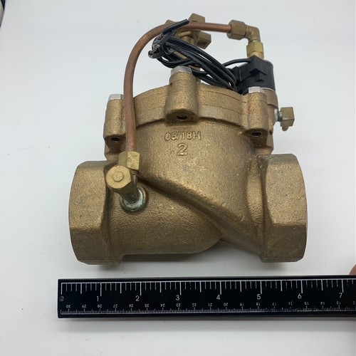 "Válvula de riego rociador de latón Superior Globe 05/18H con control de flujo de 2" - Imagen 2 de 7