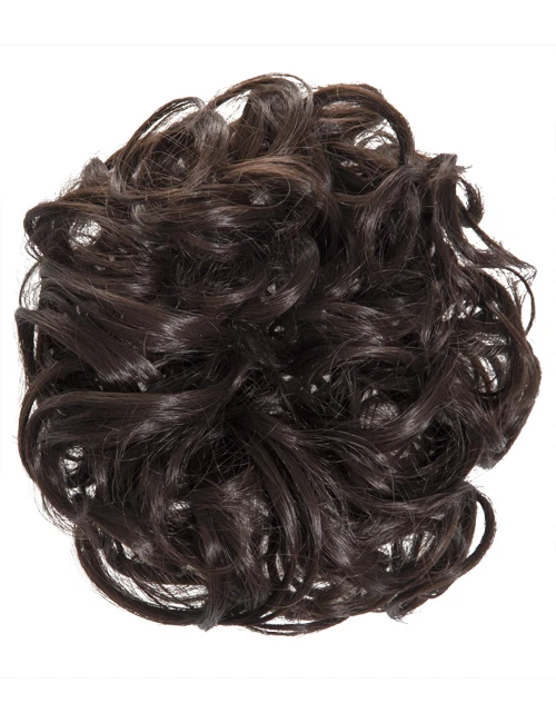 Koko Large Hair Scrunchie Wrap Wavy Curly Hairpiece Messy Bun Natural UNBOXED