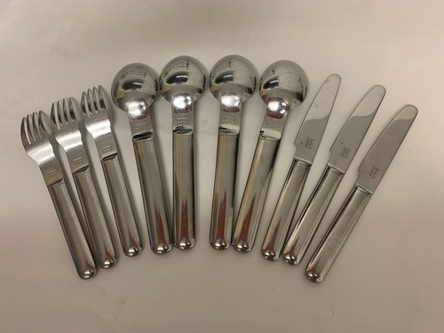 Vintage 1970’s BODUM Stainless Steel Cutlery Set 10 Piece Rare Collectible MCM - Picture 10 of 16