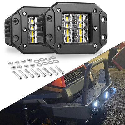 For 1994-2000 Honda FourTrax 300 LED Work Fog Light Pods Spot Beam Headlight 5''