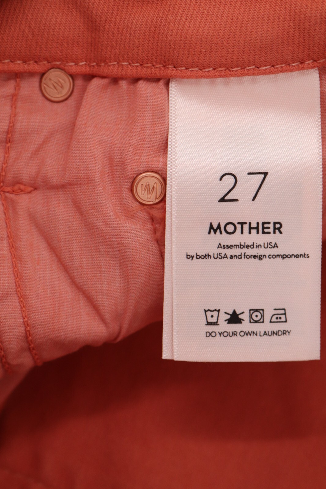 mother jeans Womens 27 The Looker crop play date mango stretch pockets thumbnail 11