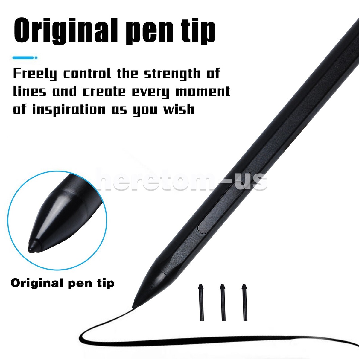 Stylus Pen For Microsoft Surface Pro 4/5/6/7/8/X Go 2/3 Book