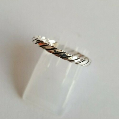 Silberring ohne Steine - 925 Silber - geflochten - ab Gr. 52 bis Gr. 64 - Bild 5 von 11