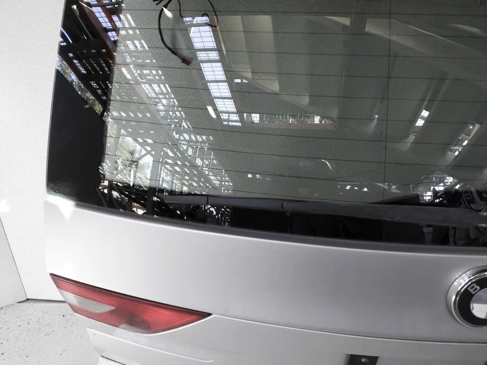 BMW X3 2004-2010 maletero trasero portón trasero tapa escotilla - plata titanio Foto 3 de 4