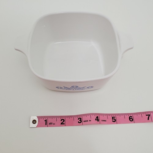 Vintage Corning Ware blaue Kornblume 2 3/4 Tassen Auflaufform (ohne Deckel) - Bild 8 von 9