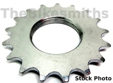 JOYTECH 16T x 1/8" SILVER TRACK COG FIXED GEAR 16 TOOTH 1/8 INCH 24 x 1.37" TPI