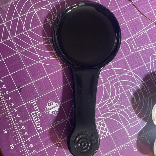 LE CREUSET BLACK SPOON REST