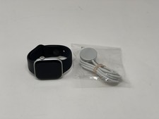 Apple Watch Series 10 42mm Silver Aluminum Case Black Bands GPS Only Good B1468