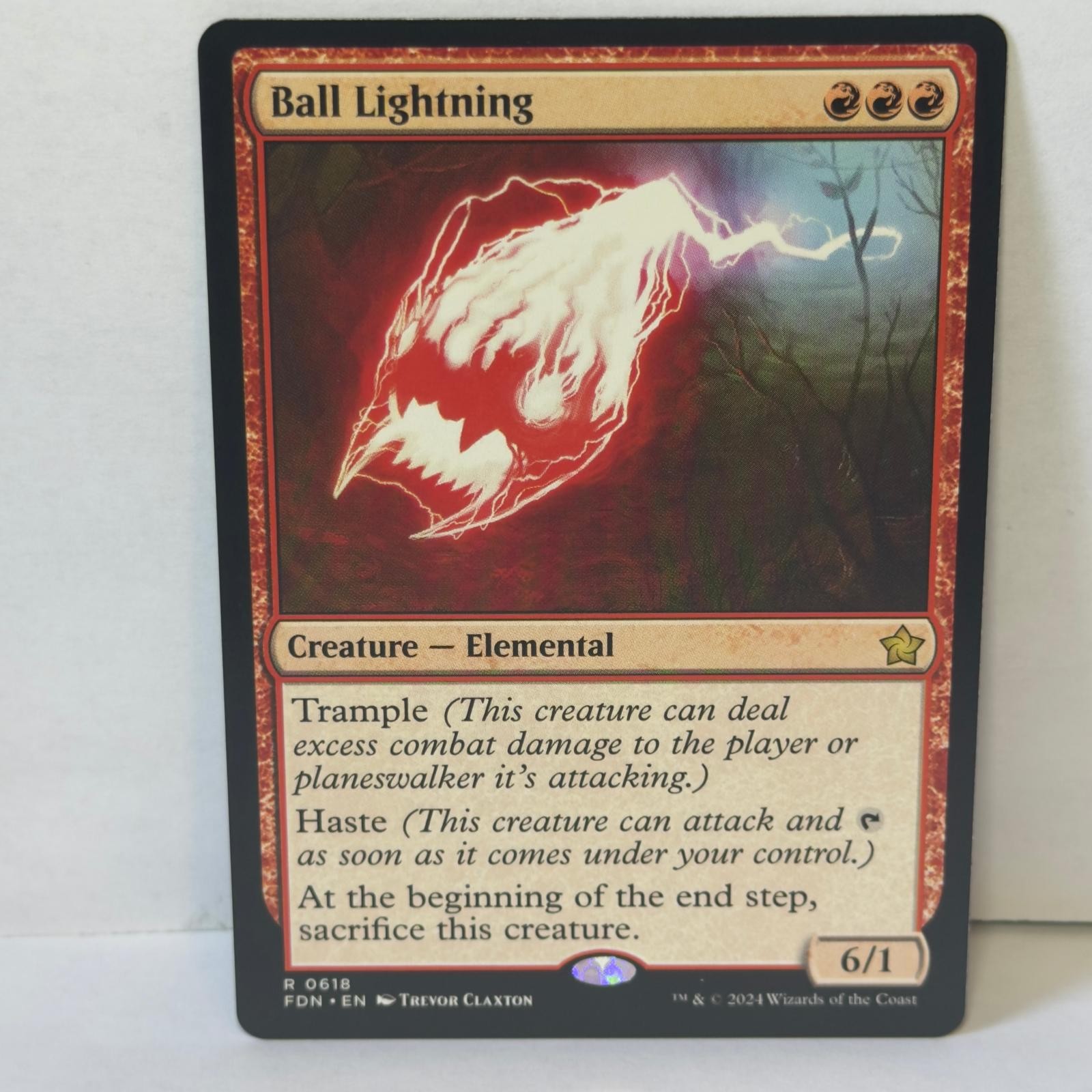 FOUNDATIONS BALL LIGHTNING RARE 618 MAGIC: THE GATHERING NM