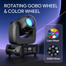LED Beam 150W Moving Head Stage Lights DMX DJ Light 18Prism 8Gobo 8Color Lights